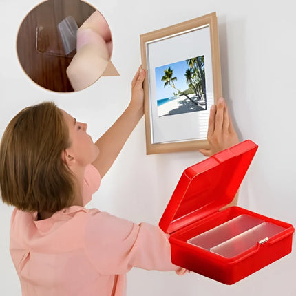 Double-Sided Adhesive Tape Strips | Strong Hold and Easy Removal for Secure Bonding