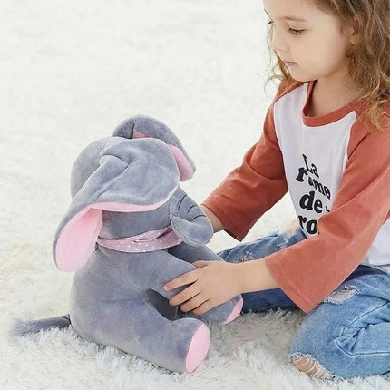 Musical Elephant Toy with Peek-A-Boo Function | Interactive Plush for Engaging Play