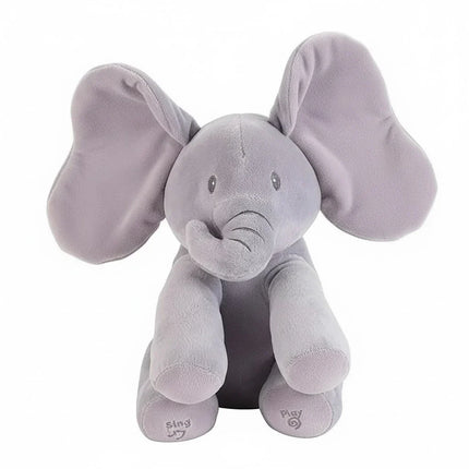 Musical Elephant Toy with Peek-A-Boo Function | Interactive Plush for Engaging Play