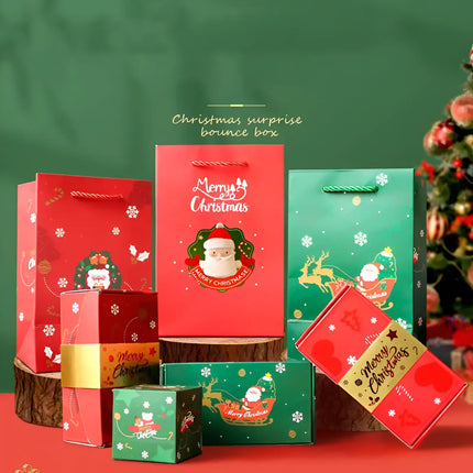 Christmas Money Box with a Fun Festive Design, Coin Saving Box in 2 Colors, Christmas Gift for Saving Up at Home