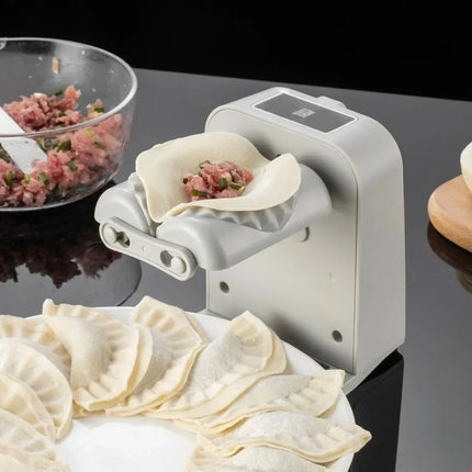 Automatic Dumpling Maker Press for Uniform Crimped Dumplings, Countertop Kitchen Tool for Family Cooking