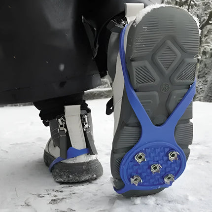 Universal Anti-Slip Ice Cleats with Reinforced Traction | Durable Winter Footwear for Safe Walking