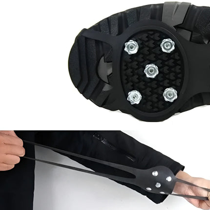 Universal Anti-Slip Ice Cleats with Reinforced Traction | Durable Winter Footwear for Safe Walking