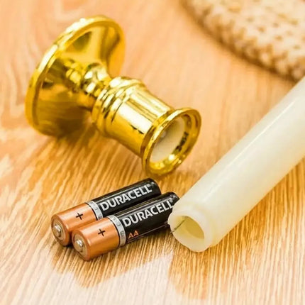 Flameless LED Taper Candles, Realistic Flickering Candlesticks for Dining Table, Mantel and Bedside Decor