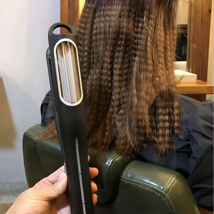 Volume-Boost Hair Crimper with Adjustable Temperature | Versatile Tool for Effortless Waves