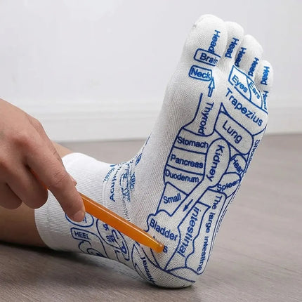 Reflexology Foot Massage Socks with Targeted Pressure Relief | Cozy Design for Relaxation and Pain Relief