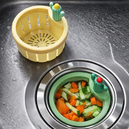 Stainless Steel Sink Strainer Basket Set, Anti-Clog Kitchen Drain Filter That Catches Food Scraps