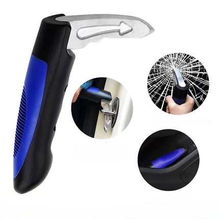 Car Assist Handle with Non-Slip Grip and Built-In Window Breaker, Door Latch Standing Support for Seniors