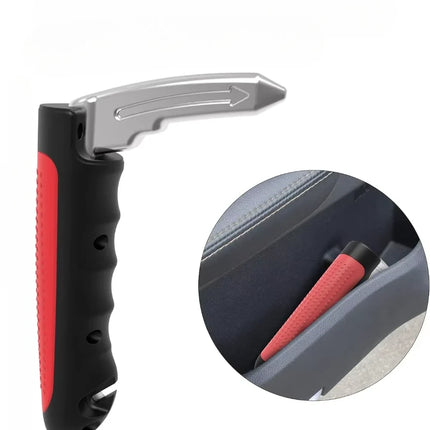 Car Assist Handle with Non-Slip Grip and Built-In Window Breaker, Door Latch Standing Support for Seniors