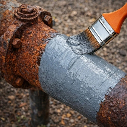 Quick-Dry Anti-Rust Paint for Metal, Waterproof Brush-On Coating That Seals Gates, Stairs and Outdoor Pipes