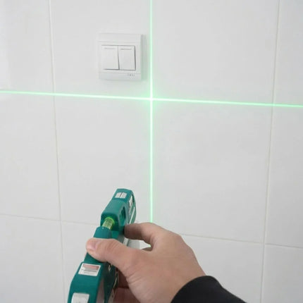 3 in 1 Laser Level Tool with Tape Measure and Spirit Level, Distance and Angle Measuring Device for DIY Home Projects