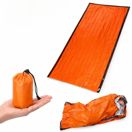 Emergency Sleeping Bag with Thermal Insulation | Lightweight Survival Gear for Cold Weather