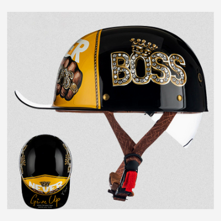Half Helmet with Quick Release Strap – image 25