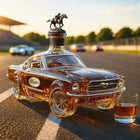 Whiskey Decanter Car Shaped, Glass Decanter for Bourbon, Barware and Man Cave Decor, Car Guy Gift for Whiskey Lovers