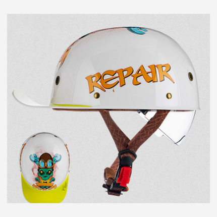 Half Helmet with Quick Release Strap – image 21