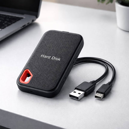 Portable External SSD Drive with High-Speed Data Transfer | Durable Aluminum Storage for Photos, Videos, and Documents
