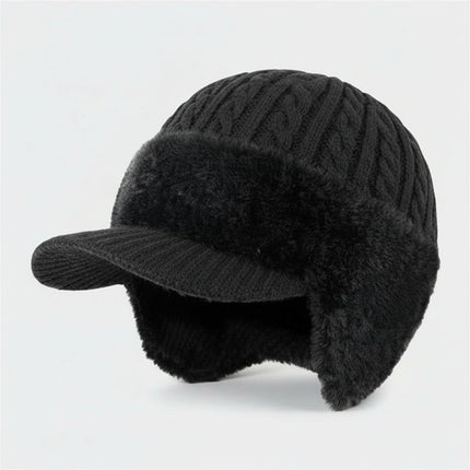 Winter Trapper Hat with Ear Protection & Windproof Design | Cozy Fur Lined Cap for Outdoor Warmth