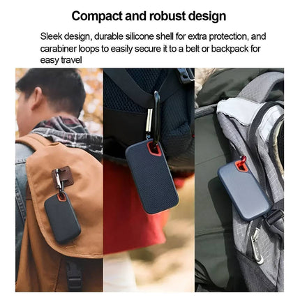 Portable External SSD Drive with High-Speed Data Transfer | Durable Aluminum Storage for Photos, Videos, and Documents