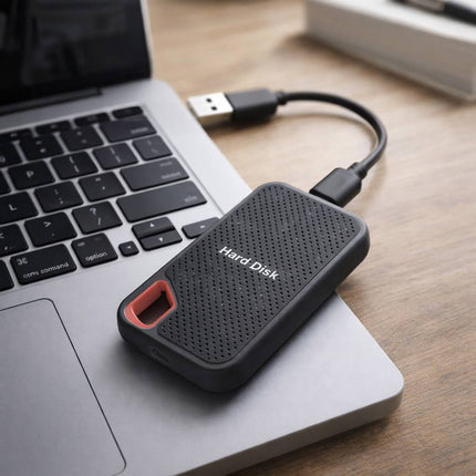 Portable External SSD Drive with High-Speed Data Transfer | Durable Aluminum Storage for Photos, Videos, and Documents