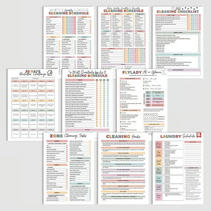 ADHD Cleaning Planner Book, Cleaning Schedule with Weekly Cleaning Checklist – image 10