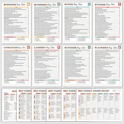 ADHD Cleaning Planner Book, Cleaning Schedule with Weekly Cleaning Checklist – image 6