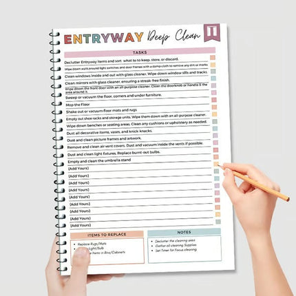 ADHD Cleaning Planner Book, ADHD Planner for Chore List