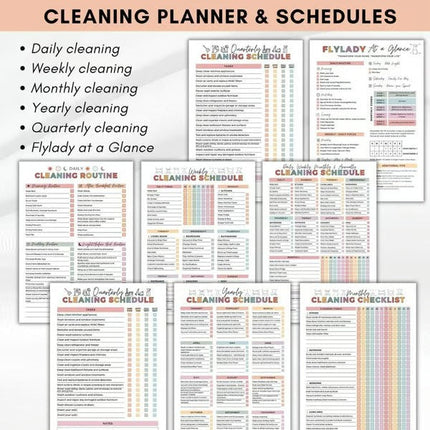ADHD Cleaning Planner Book, ADHD Planner for Chore List – image 9