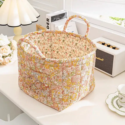 Laundry Baskets, Woven Fabric Storage Basket with Handles – image 8