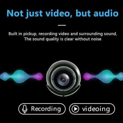 Home Security Camera, Mini Wireless Security Camera with Night Vision