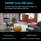 Home Security Camera, Mini Wireless Security Camera with Night Vision, WiFi Camera for Pet and Baby Monitor