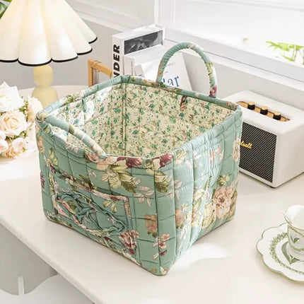 Laundry Baskets, Woven Fabric Storage Basket with Handles, Woven Basket for Toy Organizer and Kids Toy Storage – image 7