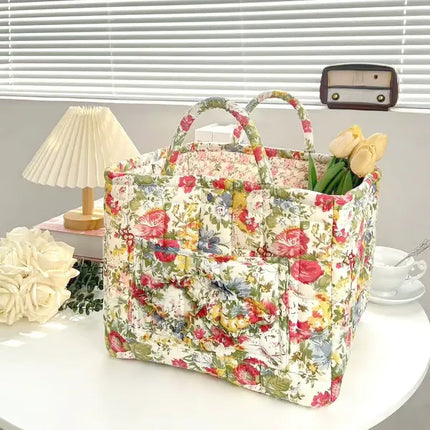 Laundry Baskets, Woven Fabric Storage Basket with Handles – image 10