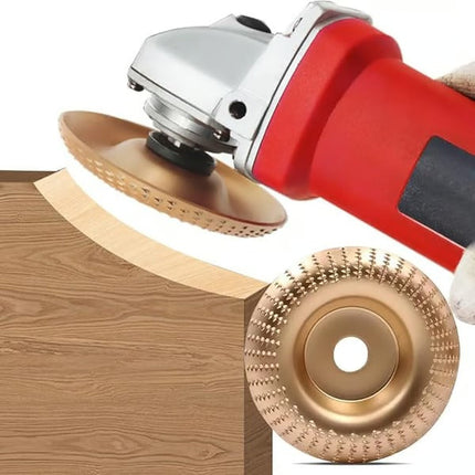 Wood Grinding Disc Set for Angle Grinder, Wood Carving Tools 3 Piece, Woodworking Tools for Shaping and Polishing