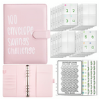 Pink / (25 sheets of white silk screen digital card film + one sheet of 100-day card paper)