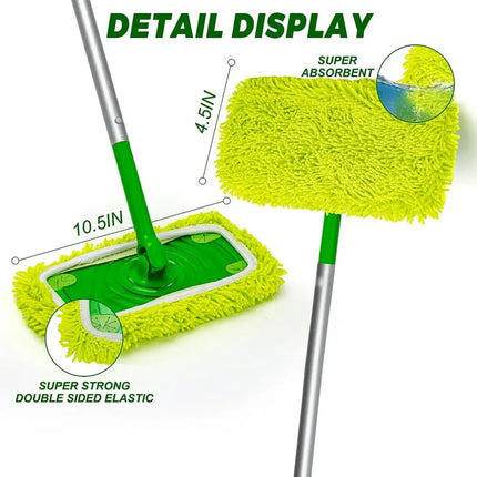 Washable Replacement Mop Heads for 10 and 16.5 Inch Flat Mops – image 12
