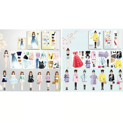 Magnetic Paper Dolls Dress Up Game for Kids 3-12, Magnetic Dress Up Doll – image 5