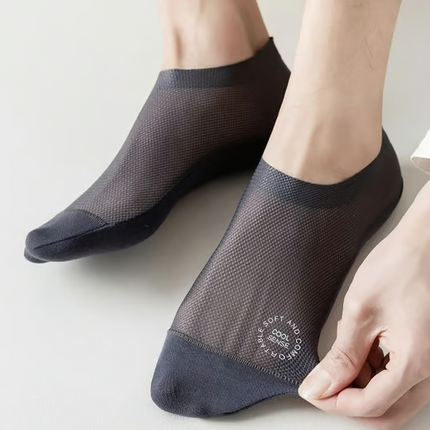 No Show Socks for Women and Men, Breathable Non Slip Socks with Mesh Top – image 5