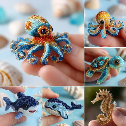Beading Kit, Bead Kits for Octopus Bead Art – image 7