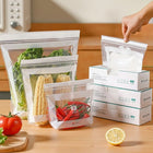 Reusable Zip Lock Bags, Reusable Food Storage Bags for Snacks and Produce, Meal Prep Bags and Fridge Organizer