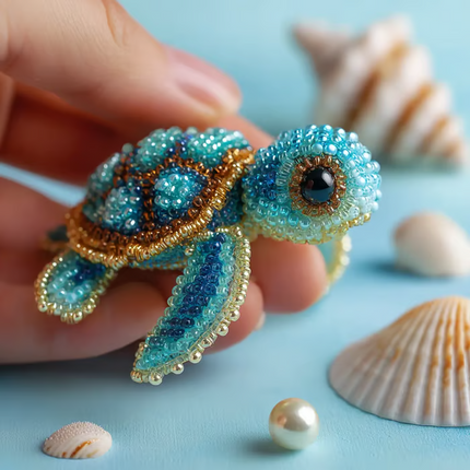 Beading Kit, 3D Beaded Animals Kit with Glass Seed Beads and Beading Wire – image 5