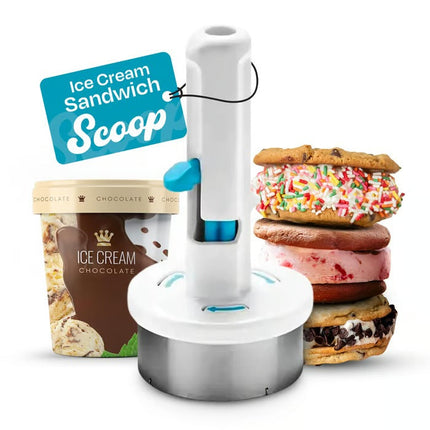 Ice Cream Scoops, Ice Cream Cookie Sandwich Scoop for Homemade Ice Cream Sandwiches, Portion Scoop, Kitchen Gadgets