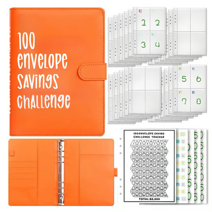 100 Envelope Savings Challenge Book, Budget Book – image 5