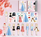 Magnetic Paper Dolls Dress Up Game for Kids 3-12, Magnetic Dress Up Doll, Pretend Play Toys and Magnetic Toys for Travel