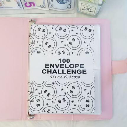 100 Envelope Savings Challenge Book, Budget Planner for Money Saving – image 9