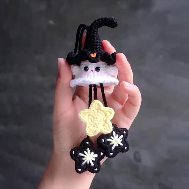 Crochet Kit for Beginners with Yarn and Hook, Witchy Ghost Crochet Gift – image 4