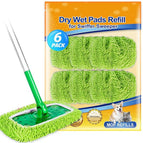 Green / 6 Mop Pads