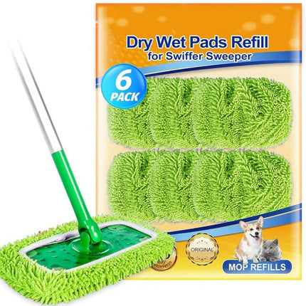 Washable Replacement Mop Heads for 10 and 16.5 Inch Flat Mops – image 7
