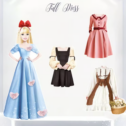 Magnetic Paper Dolls Dress Up Game for Kids 3-12, Magnetic Dress Up Doll – image 11