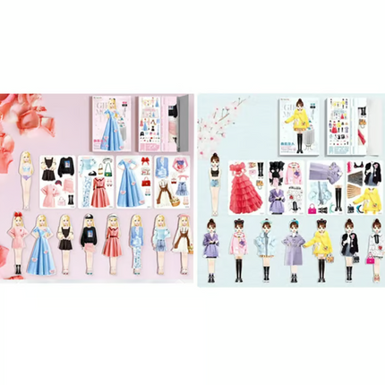 Magnetic Paper Dolls Dress Up Game for Kids 3-12, Pretend Play Toys and Magnetic Toys for Travel – image 6