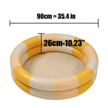 Inflatable Baby Pool for Kids with Quick Setup | Fun Summer Water Play for Backyard Adventures